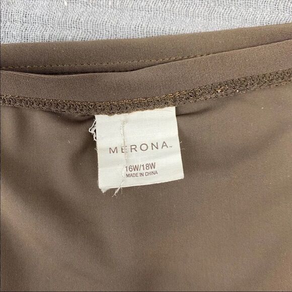 Merona Brown swim Bottom size 16-18 - Picture 4 of 4